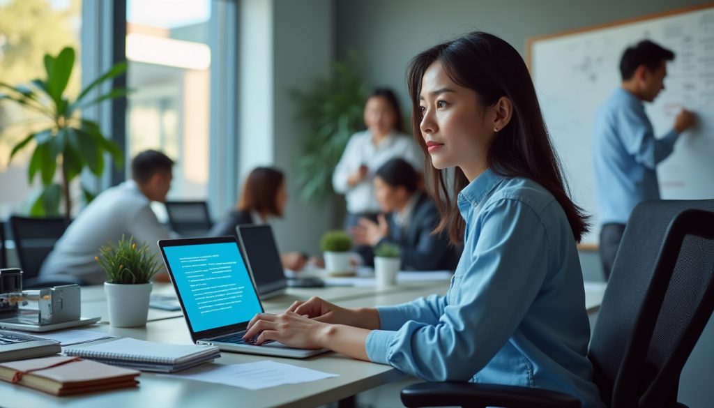 découvrez les enjeux éthiques de l'utilisation discrète de chatgpt au travail. cet article explore les implications, les avantages et les risques liés à l'intégration de l'intelligence artificielle dans le milieu professionnel, tout en questionnant notre responsabilité face à cette technologie.