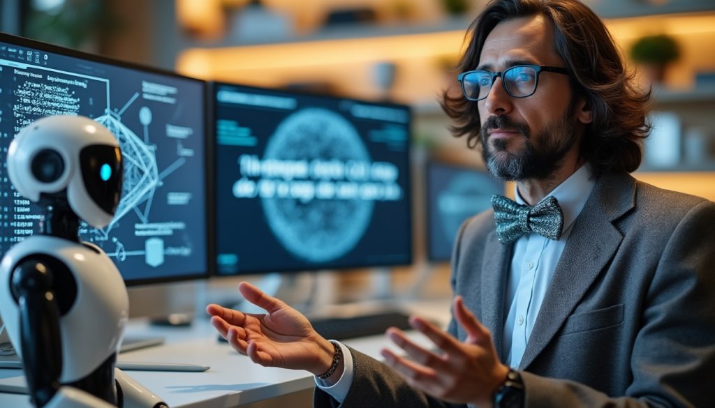 découvrez l'analyse de cédric villani sur l'importance de la politesse dans nos interactions avec l'intelligence artificielle. un regard approfondi qui souligne la nécessité de respecter l'ia tout en évitant la naïveté, pour un futur harmonieux entre l'humain et la technologie.