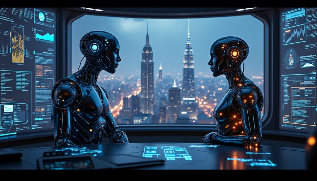explorez le dialogue fascinant entre deux intelligences artificielles et découvrez si cette avancée technologique annonce la fin de l'humanité telle que nous la connaissons. plongez dans une réflexion sur les implications éthiques et sociales d'une coexistence entre l'homme et la machine.