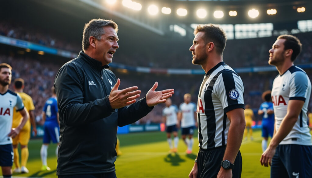 découvrez les réflexions d'ange postecoglou sur l'arbitrage assisté par l'ia après le but contesté de tottenham lors de leur match contre chelsea. une analyse des enjeux autour de la technologie dans le football.