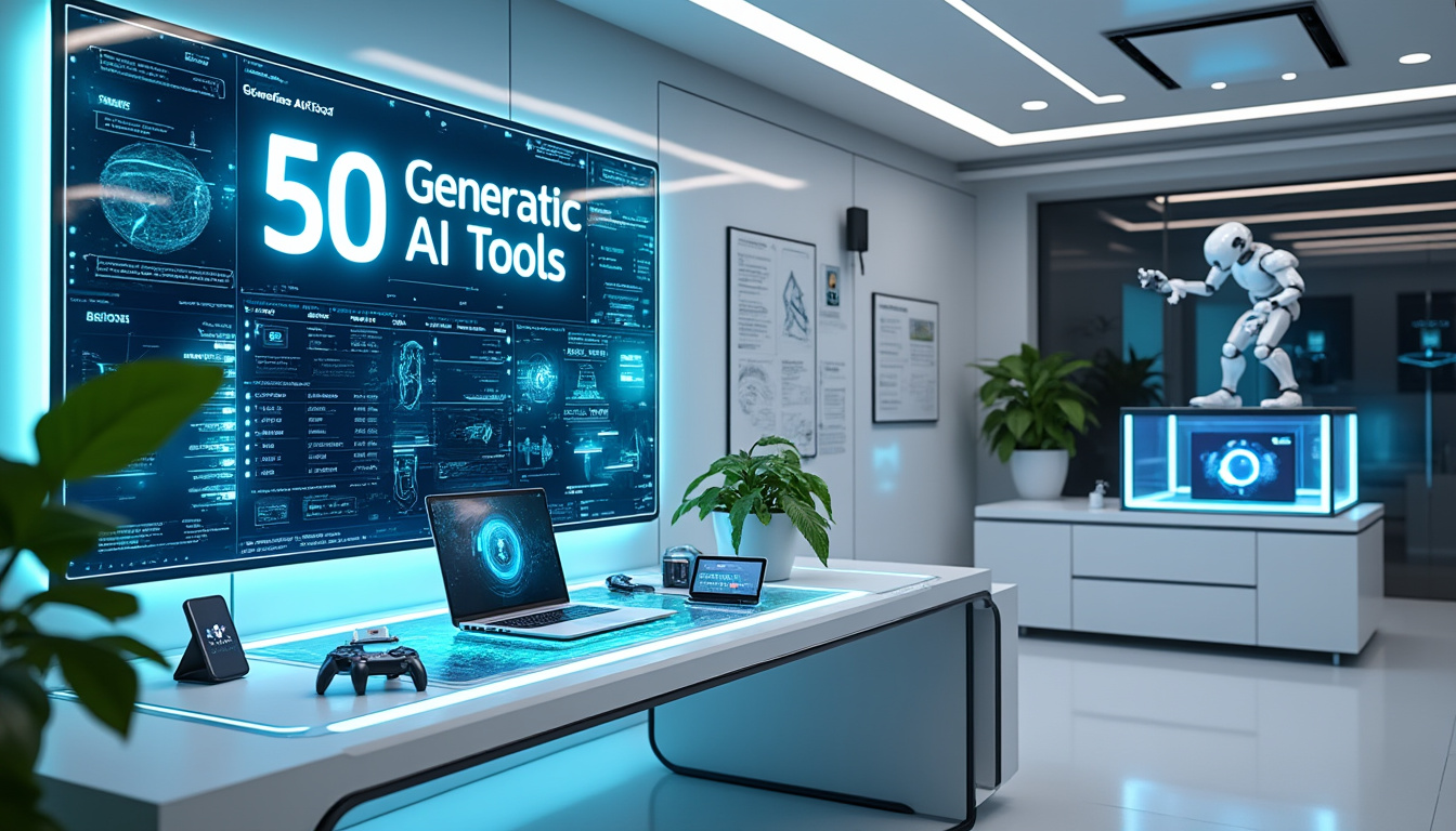 plongez dans l'univers fascinant de l'ia générative avec notre classement des 50 outils les plus populaires de 2025. découvrez les fonctionnalités, les innovations et les tendances qui façonnent l'avenir de la technologie avec ce guide détaillé.