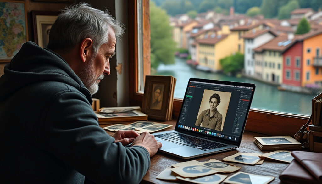 découvrez comment un passionné d'annecy utilise l'intelligence artificielle pour redonner vie à de vieilles photos, préservant ainsi la mémoire et l'histoire à travers des techniques innovantes et créatives.