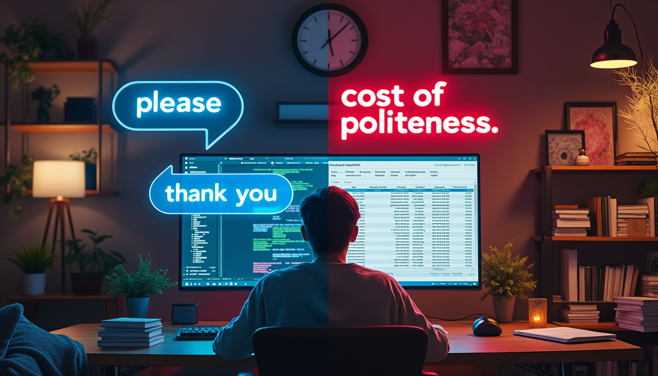 découvrez le coût caché de la politesse dans l'interaction avec chatgpt. pourquoi des mots simples comme « s'il vous plaît » et « merci » pourraient représenter des millions pour openai, et comment la courtoisie a un impact économique inattendu.
