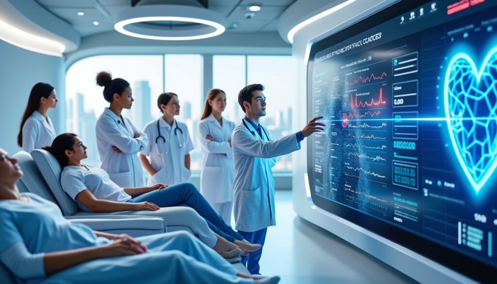 découvrez comment l'intelligence artificielle révolutionne la surveillance de la santé en anticipant les crises cardiaques. apprenez les dernières avancées technologiques qui permettent de prédire ces événements tragiques, réduisant ainsi les risques et sauvant des vies. éveillez votre curiosité sur l'avenir de la médecine préventive grâce à l'ia.