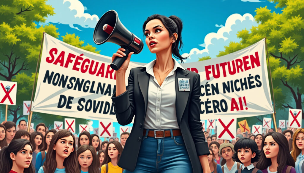 découvrez comment une ong se mobilise pour interdire l'utilisation des compagnons ia sans protections adéquates pour les mineurs. rejoignez le combat pour la sécurité des enfants dans le monde numérique.