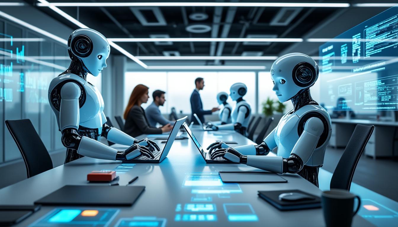 découvrez comment des agents d'intelligence artificielle innovants peuvent transformer votre entreprise en prenant en charge jusqu'à 30% de vos tâches quotidiennes, optimisant ainsi votre productivité et libérant du temps pour des activités à plus forte valeur ajoutée.